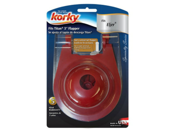 Korky® 3030BP Eljer® Titan™ Replacement Toilet Flapper, 3"