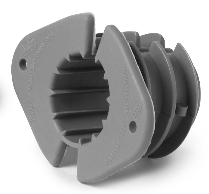 Oatey® 33954 Insulating Pipe Clamp, 3/4", Gray, 6-Pack