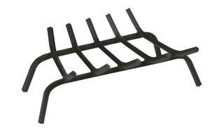 Panacea 15452TV Wrought Iron Fireplace Grate, 5-Bars, Black, 27"