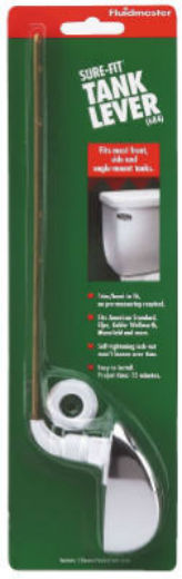 Fluidmaster 684 Sure Fit Metal Arm Tank Lever, Chrome