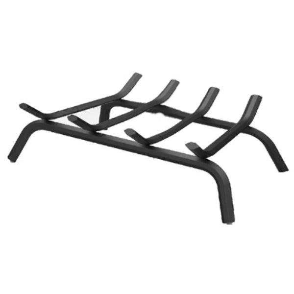 Panacea 15450TV Wrought Iron Fireplace Grate, 4-Bars, Black, 18"