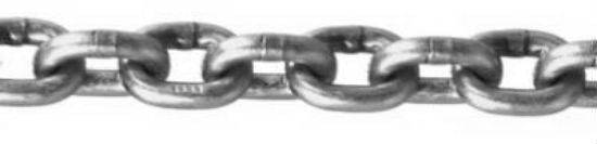 Campbell® 0190424 Stainless Steel Chain, 50', Bright Finish