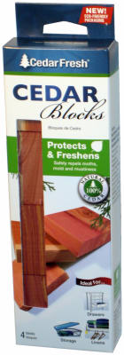 4 Count Large Size Cedar Block