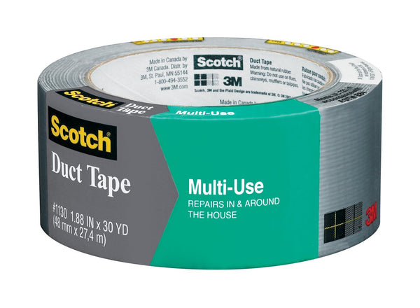 Scotch® 1130-A Multi-Use Duct Tape, 1.88" x 30 Yd