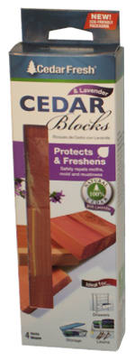 4 Count Cedar Lavender Block