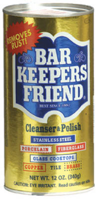 Bar Keepers Friend 11510 Original Formula Cleanser Powder, 12 Oz