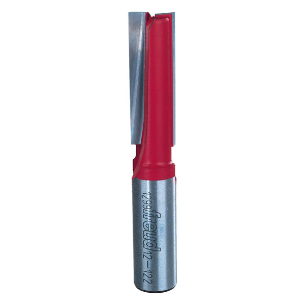 Freud 12-122 Double Flute Carbide Straight Router Bit, 1/2" Dia. x 1-1/2"
