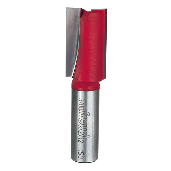 Freud 12-150 Double Flute Straight Router Bit, 23/32 Inch Dia. x 1-1/4 Inch