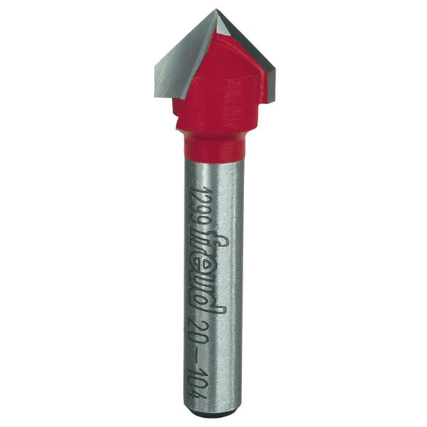 Freud 20-104 V-Grooving Router Bit, 1/2 Inch Dia. x 7/16 Inch Carbide Height