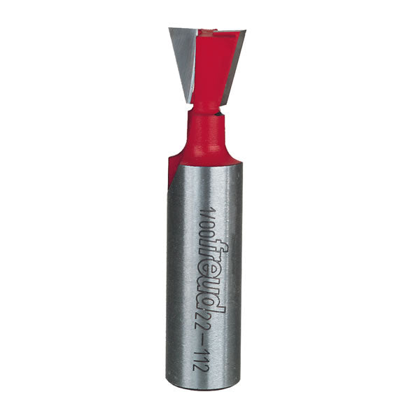 Freud 22-112 Dovetail Router Bit, 14 Degree, 1/2 Inch Dia x 1/2 Inch