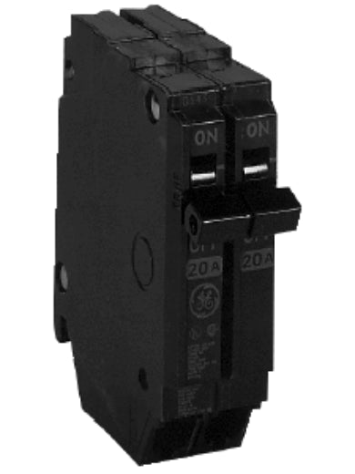 GE THQP215 Double Pole Circuit Breaker, 15 Amp