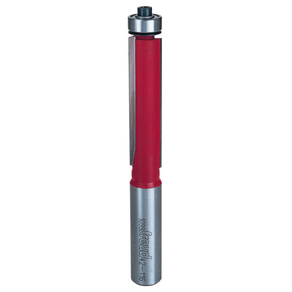 Freud 42-116 Two-Flute Flush Trimming Router Bit, 1/2 Inch Bearing Dia. x 2 Inch