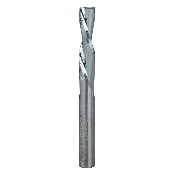 Freud 76-102 Two-Flute Down Spiral Router Bit, 1/4" Dia. x 1"
