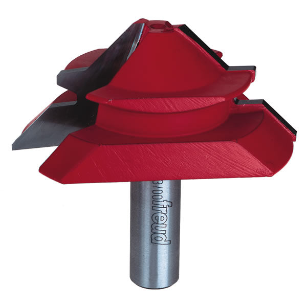 Freud 99-035 Baby Lock Miter Router Bit, 2-11/64 Inch Dia. x 1/2 Inch Shank