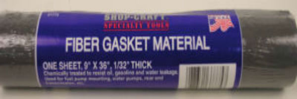 Custom Accessories 37775N Fiber Gasket Material, 1/32" x 9" x 36"