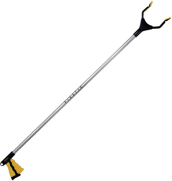 PikStik Pro P488 Aluminum Multi-Purpose Reacher, 48", Yellow
