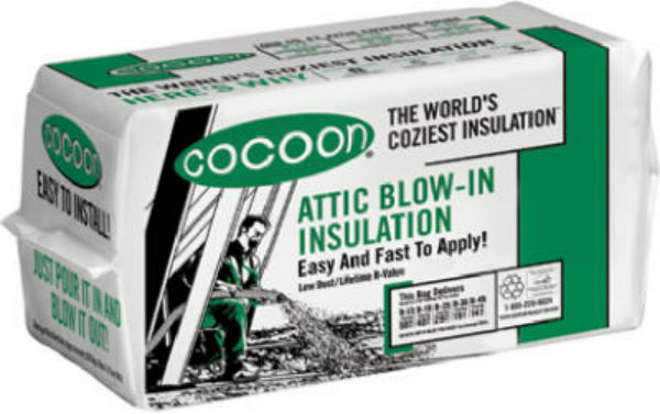 Greenfiber INS5510LD Blow In Atr-19 Cellulose Insulation, 40 Sq.Ft.