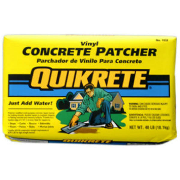 Quikrete® 113340 Vinyl Concrete Patcher, 40 Lbs, Gray