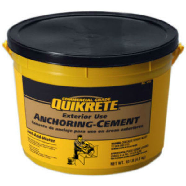 Quikrete® 124511 Commercial Grade Exterior Use Anchoring-Cement, 10 Lbs