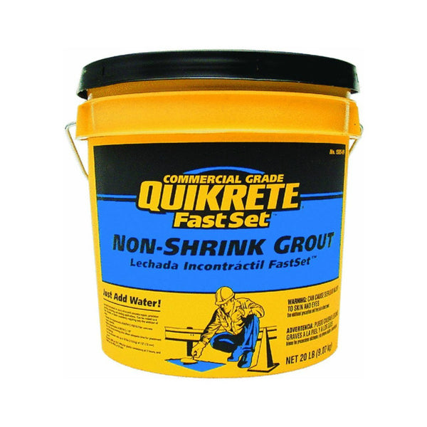 Quikrete® 158520 Commercial Grade FastSet™ Non Shrink Grout, 20 Lbs