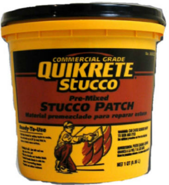 Quikrete® 865032 Commercial Grade Pre-Mixed Stucco Patch, 1 Qt