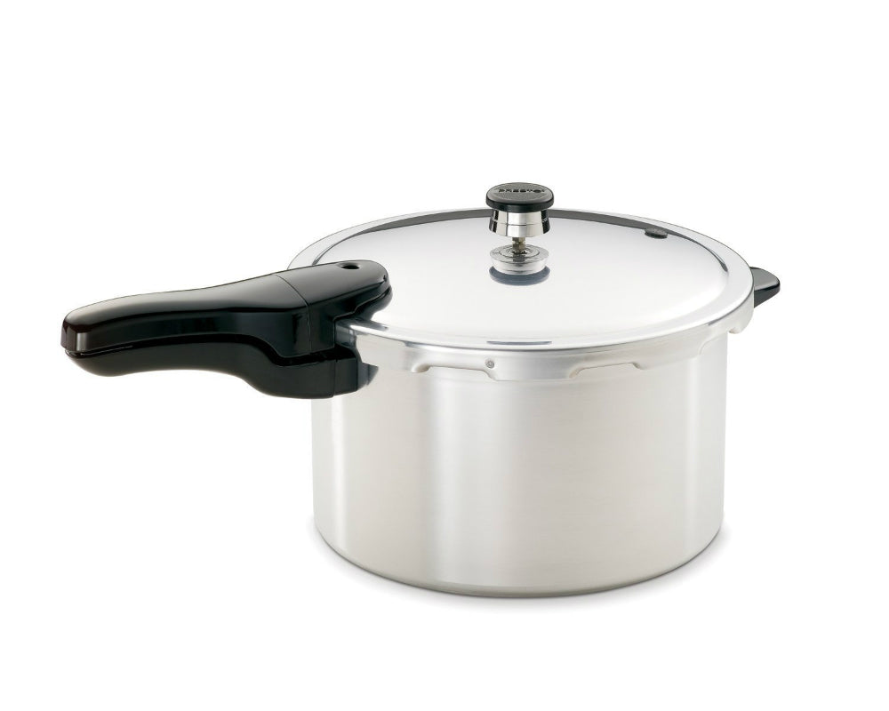 Presto® 01282 Aluminum Pressure Cooker with Safety Air Vent/Cover Lock, 8-Qt