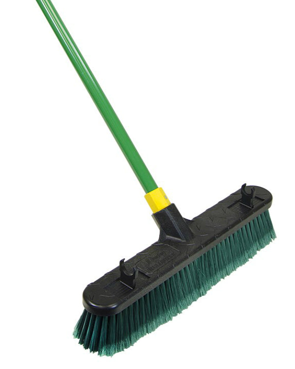 Quickie 00538 BULLDOZER Multi-Purpose Pushbroom, Steel Handle, 24"