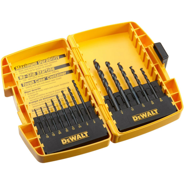 DeWalt® DW1163 Black Oxide Drill Bit Set, 13-Piece