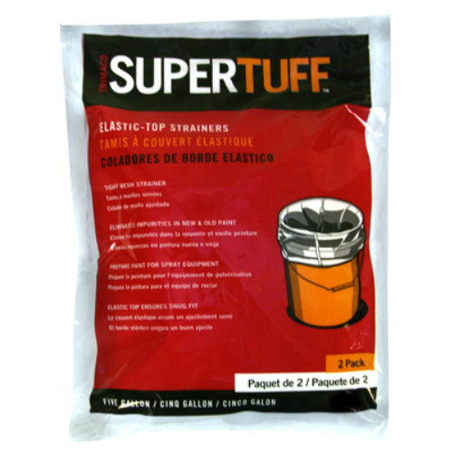 Trimaco 11523/12 Strong Nylon Mesh Paint Strainer with Elastic Top, 5 Gallon