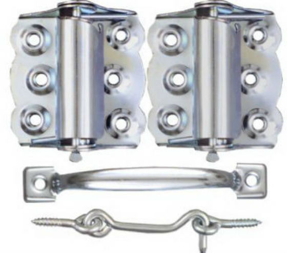 National Hardware® N190-751 Screen/Storm Door Set, Zinc Plated