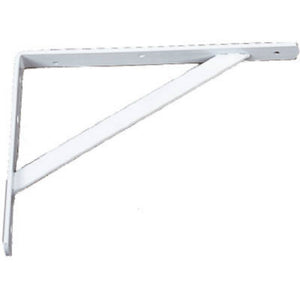 Knape & Vogt® 208-WH-500 Epoxy Coated Heavy Duty "L" Bracket, 20'', White