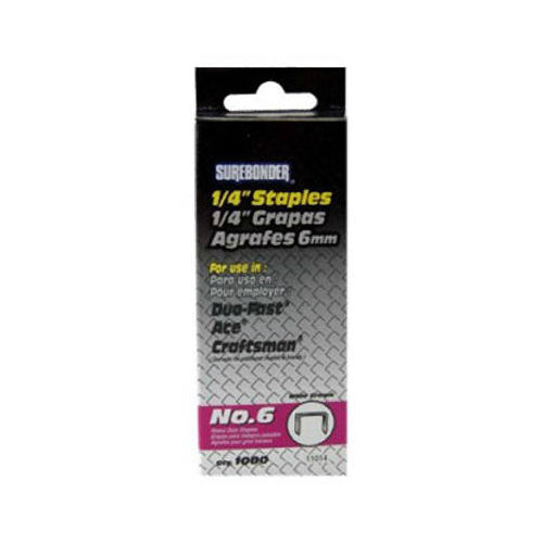 Surebonder® 11014 Heavy Duty Staple, #6, 1/4", 1000-Count