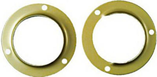 National Hardware® N191-551 Pole Socket Set, 1-3/8", Bright Brass, 1 Pair