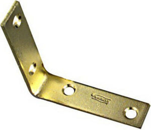 National Hardware N190-850 Corner Iron with Screws, 3" x 3/4", 4-Pack
