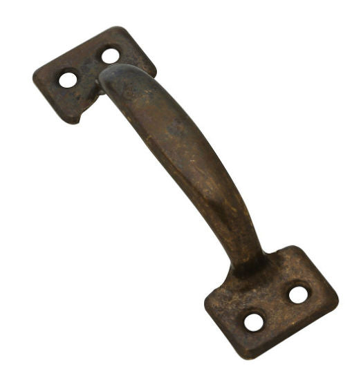 National Hardware® N164-848 Bar-Type Window Sash Lift, 4", Antique Brass