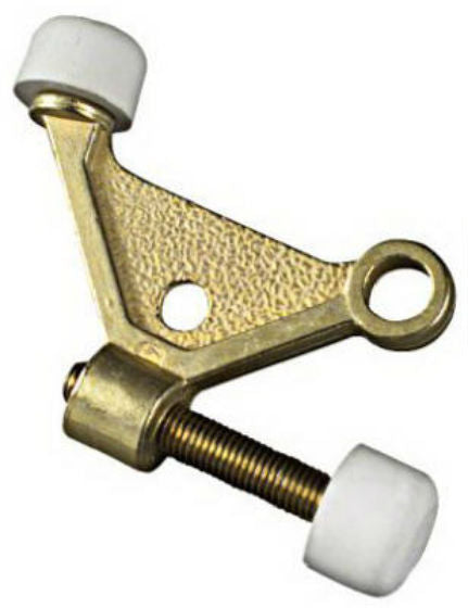National Hardware® N154-526 Hinge Pin Door Stop, Bright Brass