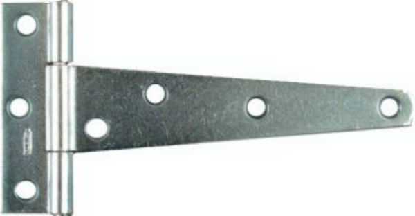 National Hardware® N128-652 Light T Hinge, 5", Zinc Plated, 2-Pack