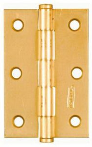 National Hardware® N146-852 Cabinet Hinge, 3", Dull Brass, 2-Pack