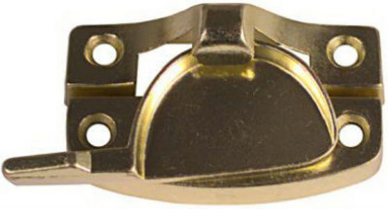 National Hardware® N170-779 Window Sash Lock, Bright Brass