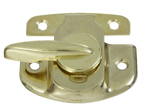 National Hardware® N193-607 Cam-Action Tight Seal Sash Lock, Bright Brass