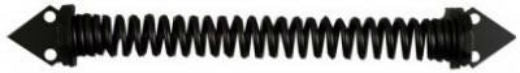 National Hardware® N165-498 Door & Gate Spring, Satin Black