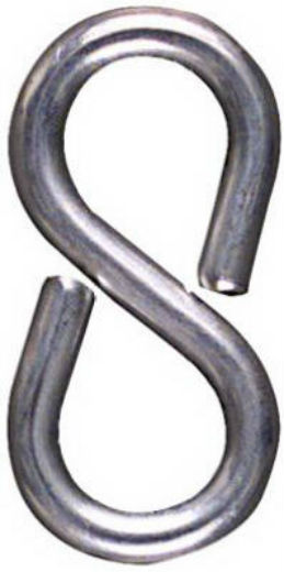 National Hardware® N121-392 Closed S Hook #812, 1-1/8", Zinc Plated, 6-Pack
