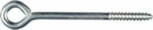 National Hardware® N220-673 Lag Screw Eye, 1/4" x 5", Zinc Plated