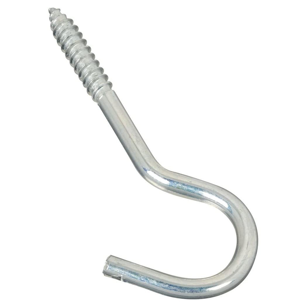 National Hardware N220-863 Screw Hook, 1/4" x 4-1/4" , Zinc Plated