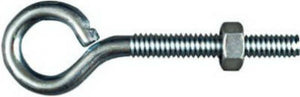 National Hardware® N221-119 Eye Bolt, 1/4" x 3", Zinc Plated