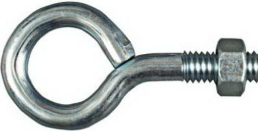 National Hardware® N221-150 Eye Bolt, 5/16" x 2.5", Zinc Plated