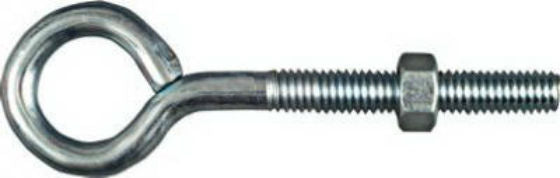 National Hardware® N221-226 Eye Bolt, 5/16" x 4", Zinc Plated
