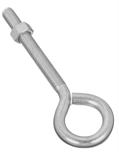 National Hardware® N221-275 Eye Bolt, 3/8" x 5", Zinc Plated