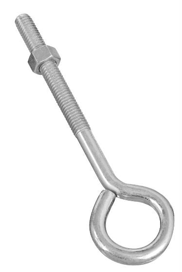 National Hardware® N221-283 Eye Bolt, 3/8" x 6", Zinc Plated
