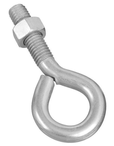 National Hardware® N221-309 Eye Bolt, 1/2" x 4", Zinc Plated